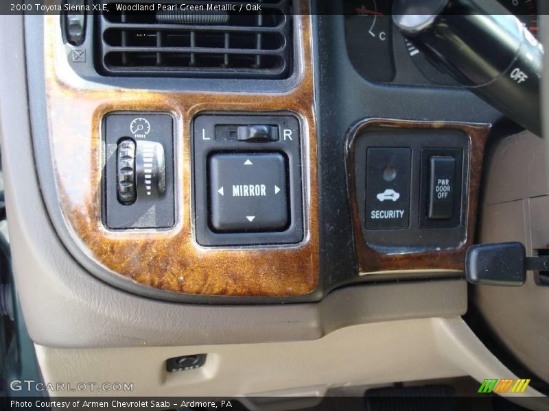 Woodland Pearl Green Metallic / Oak 2000 Toyota Sienna XLE
