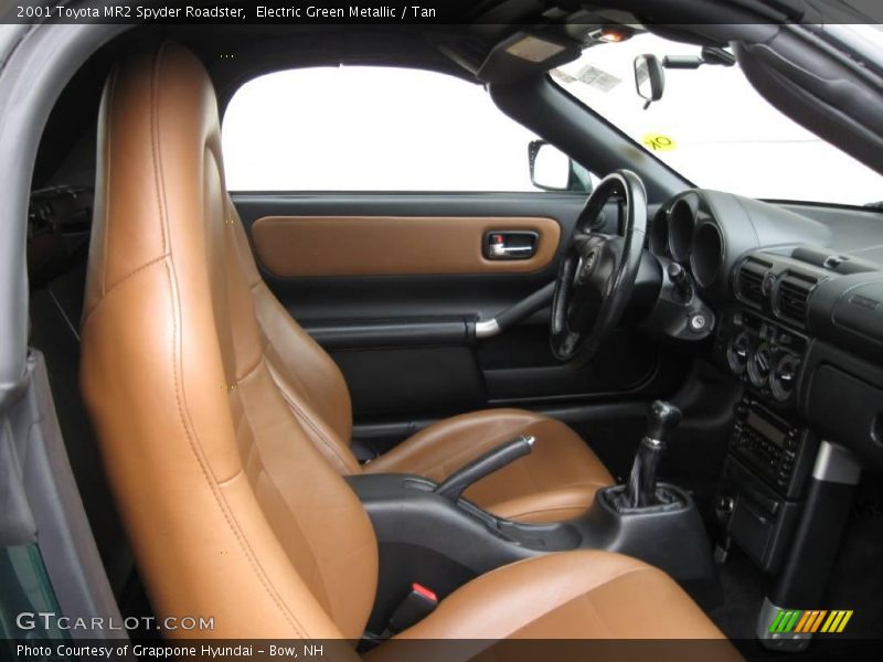 Electric Green Metallic / Tan 2001 Toyota MR2 Spyder Roadster