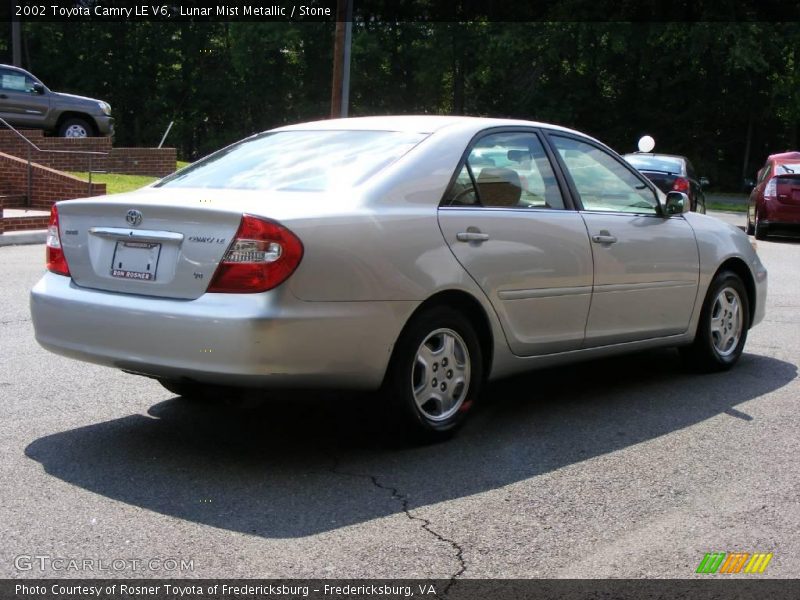 Lunar Mist Metallic / Stone 2002 Toyota Camry LE V6