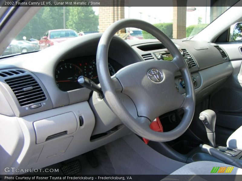 Lunar Mist Metallic / Stone 2002 Toyota Camry LE V6