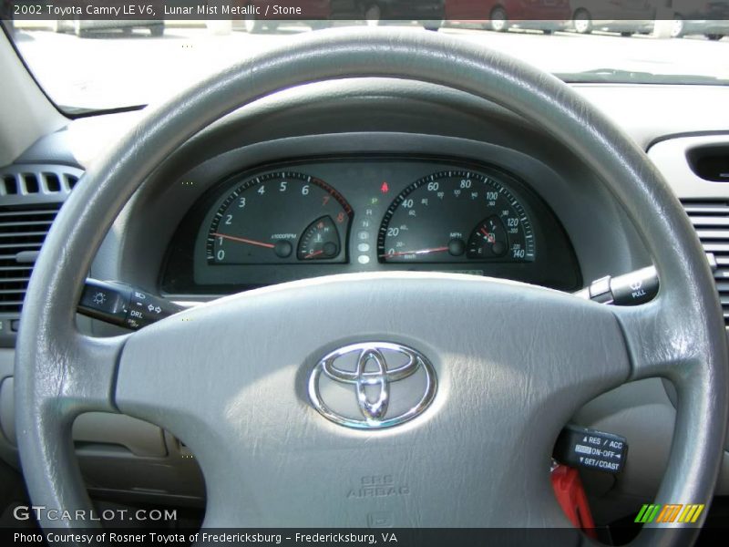 Lunar Mist Metallic / Stone 2002 Toyota Camry LE V6