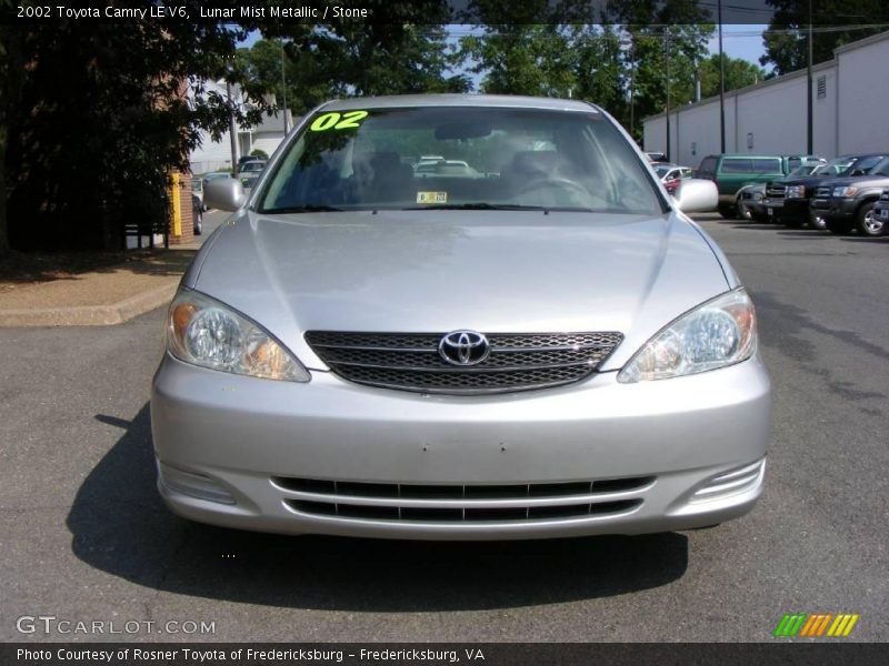 Lunar Mist Metallic / Stone 2002 Toyota Camry LE V6