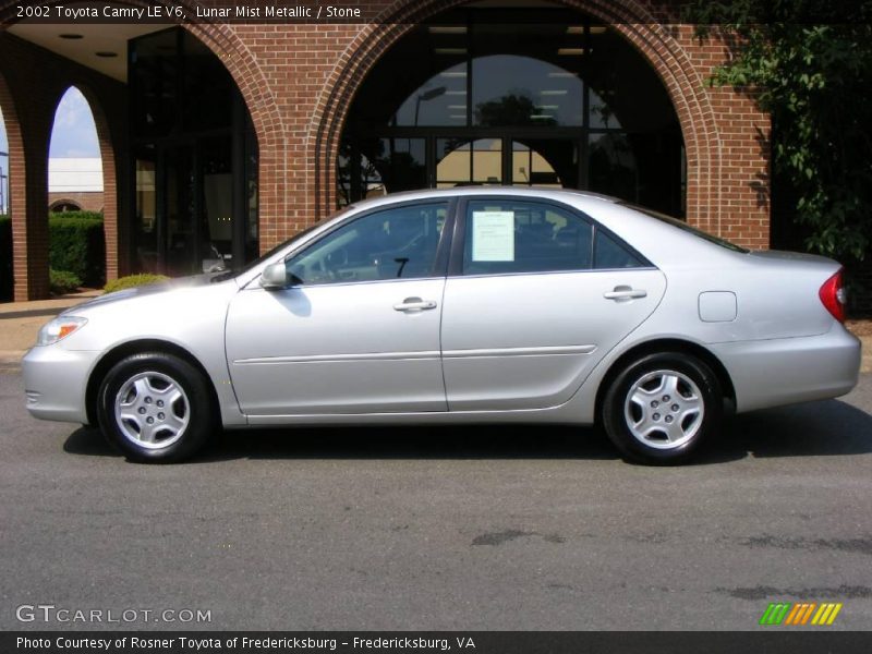 Lunar Mist Metallic / Stone 2002 Toyota Camry LE V6