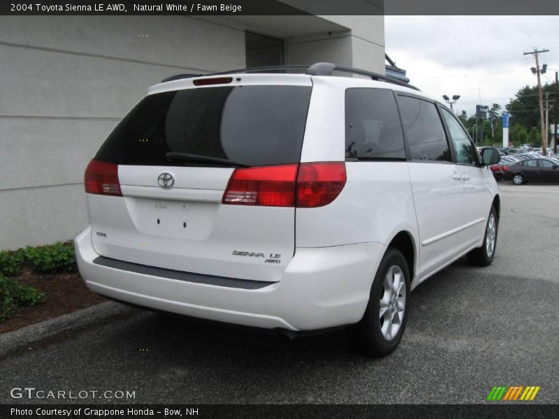 Natural White / Fawn Beige 2004 Toyota Sienna LE AWD