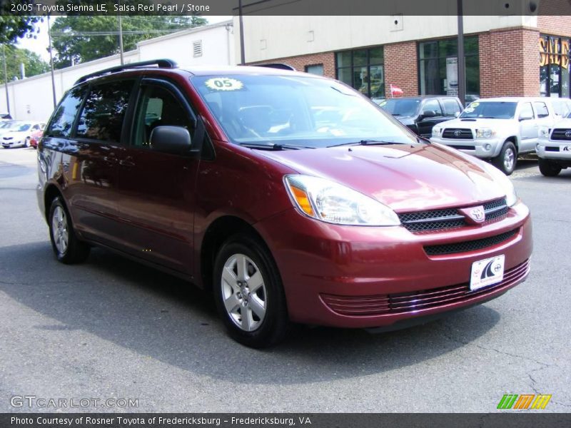 Salsa Red Pearl / Stone 2005 Toyota Sienna LE