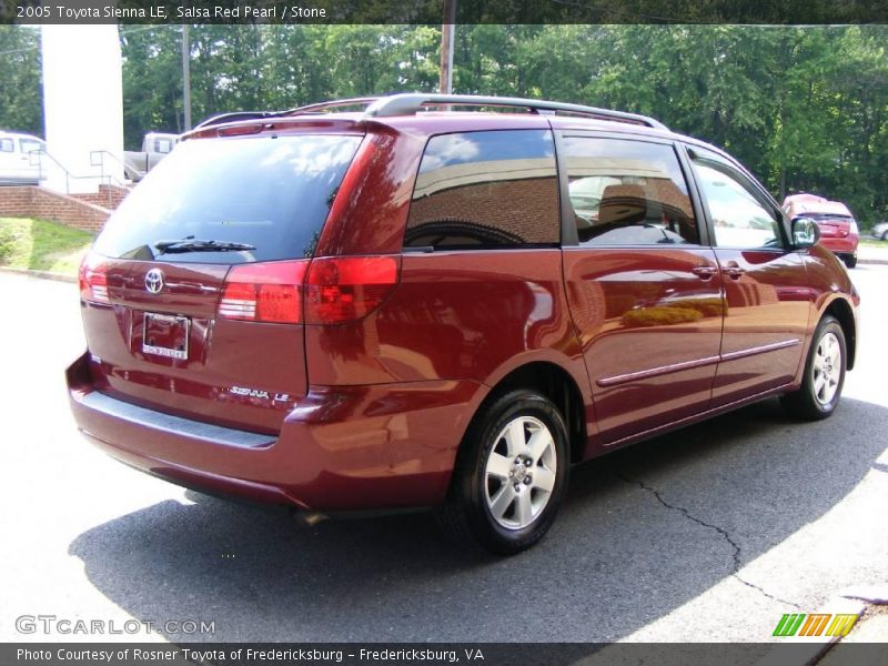 Salsa Red Pearl / Stone 2005 Toyota Sienna LE