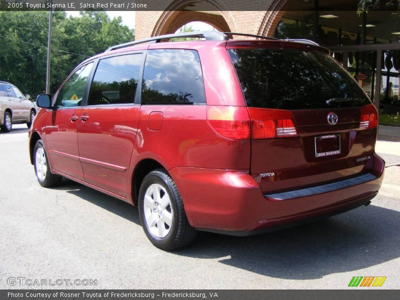Salsa Red Pearl / Stone 2005 Toyota Sienna LE