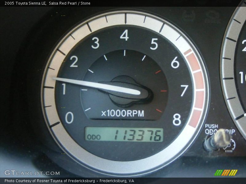 Salsa Red Pearl / Stone 2005 Toyota Sienna LE