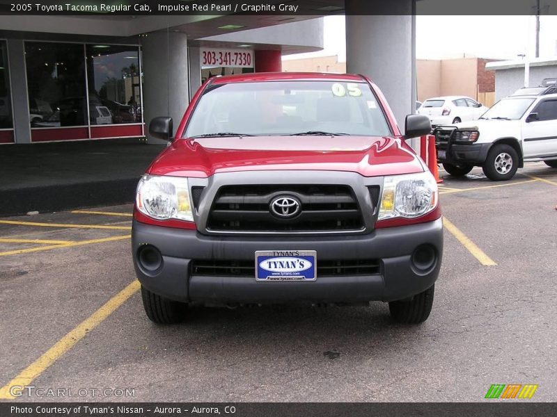Impulse Red Pearl / Graphite Gray 2005 Toyota Tacoma Regular Cab