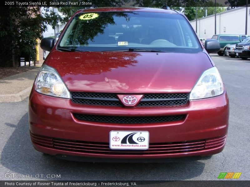 Salsa Red Pearl / Stone 2005 Toyota Sienna LE