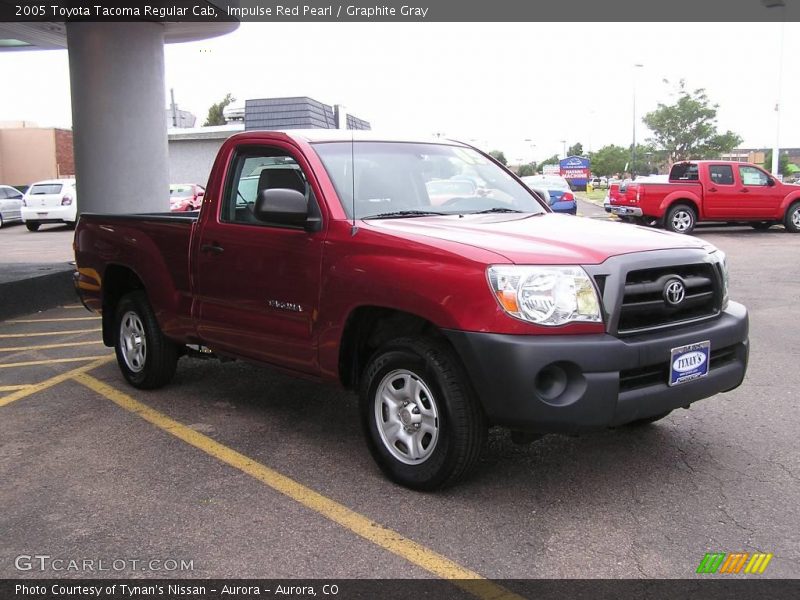 Impulse Red Pearl / Graphite Gray 2005 Toyota Tacoma Regular Cab
