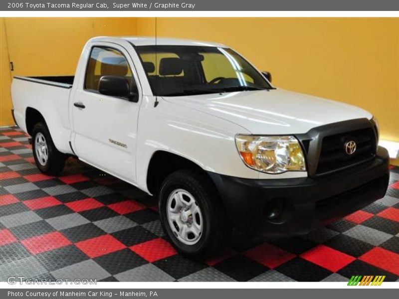 Super White / Graphite Gray 2006 Toyota Tacoma Regular Cab
