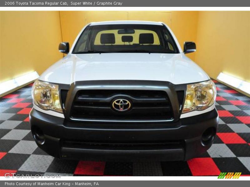 Super White / Graphite Gray 2006 Toyota Tacoma Regular Cab
