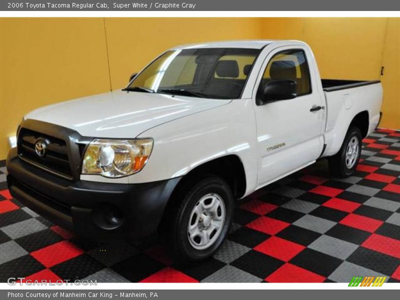 Super White / Graphite Gray 2006 Toyota Tacoma Regular Cab