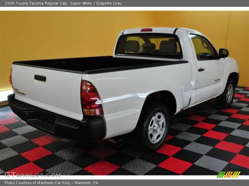 Super White / Graphite Gray 2006 Toyota Tacoma Regular Cab