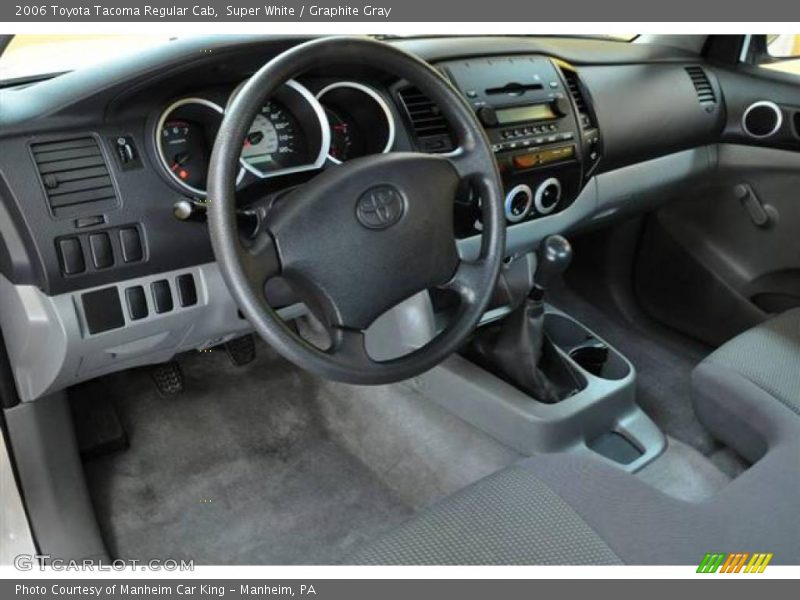 Super White / Graphite Gray 2006 Toyota Tacoma Regular Cab