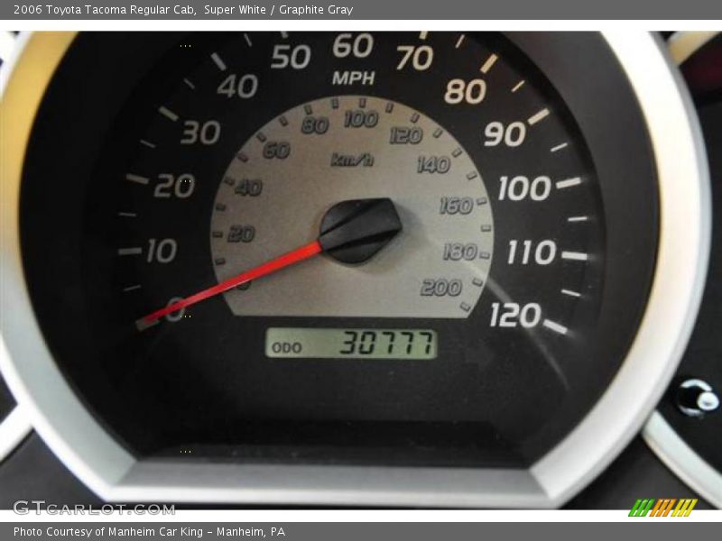 Super White / Graphite Gray 2006 Toyota Tacoma Regular Cab