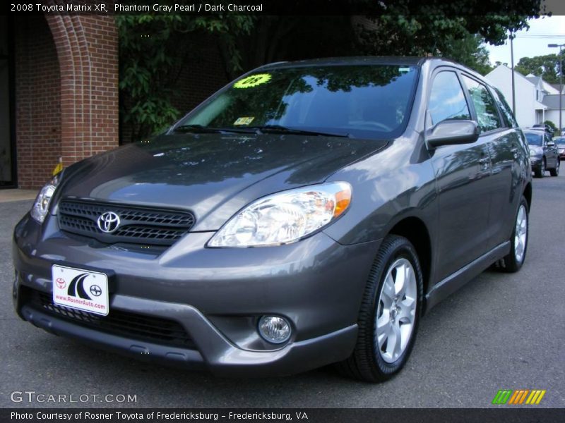 Phantom Gray Pearl / Dark Charcoal 2008 Toyota Matrix XR