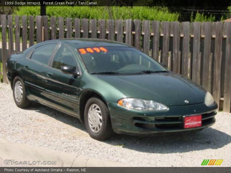 Forest Green Pearl / Tan/Camel 1999 Dodge Intrepid