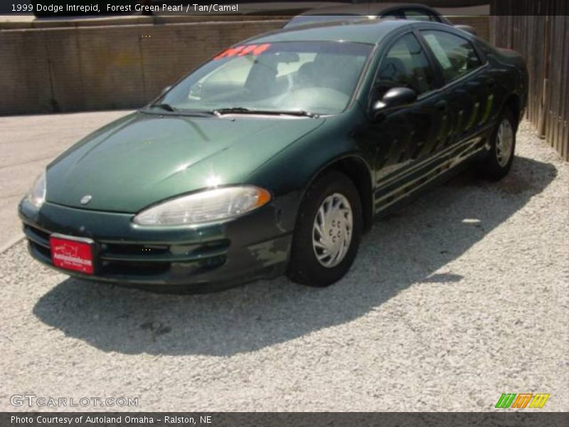 Forest Green Pearl / Tan/Camel 1999 Dodge Intrepid