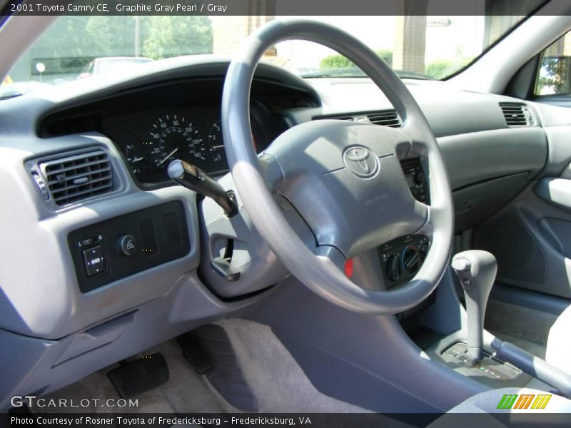 Graphite Gray Pearl / Gray 2001 Toyota Camry CE