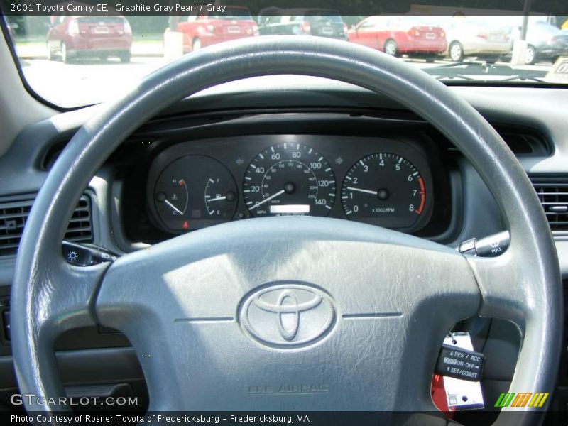 Graphite Gray Pearl / Gray 2001 Toyota Camry CE
