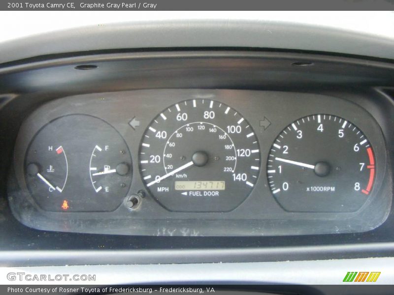 Graphite Gray Pearl / Gray 2001 Toyota Camry CE