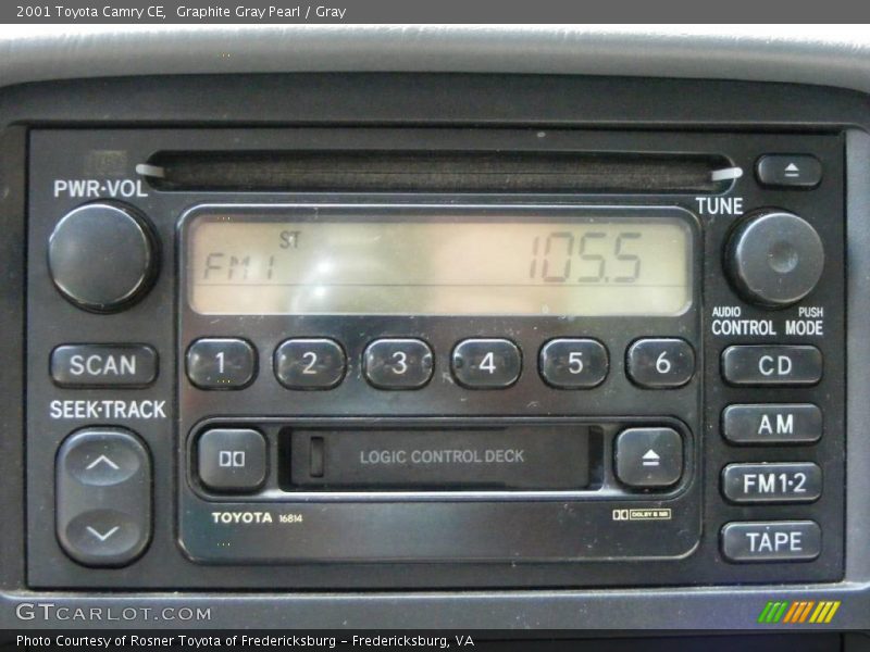 Graphite Gray Pearl / Gray 2001 Toyota Camry CE