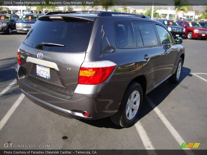 Magnetic Gray Metallic / Black 2009 Toyota Highlander V6
