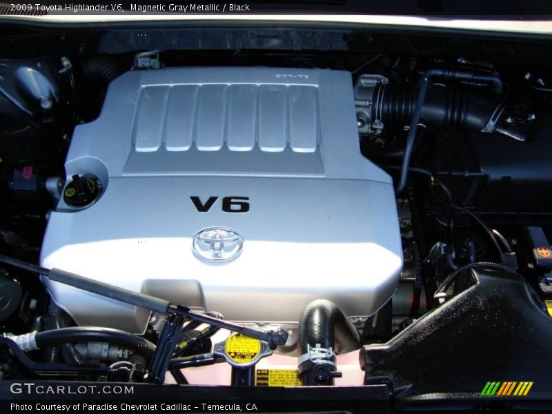 Magnetic Gray Metallic / Black 2009 Toyota Highlander V6