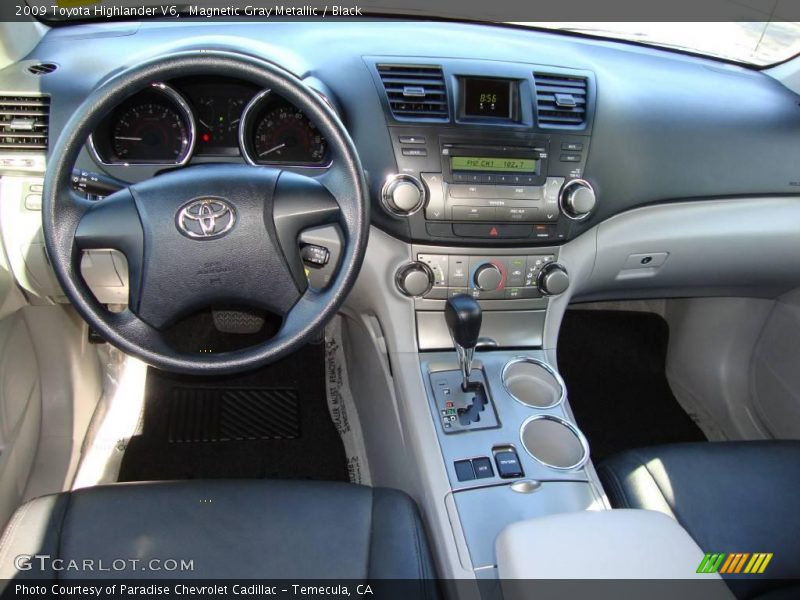 Magnetic Gray Metallic / Black 2009 Toyota Highlander V6