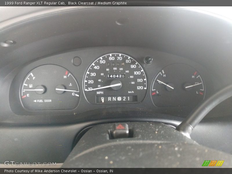  1999 Ranger XLT Regular Cab XLT Regular Cab Gauges