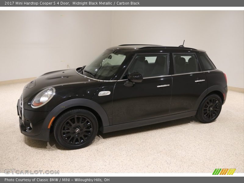 Midnight Black Metallic / Carbon Black 2017 Mini Hardtop Cooper S 4 Door