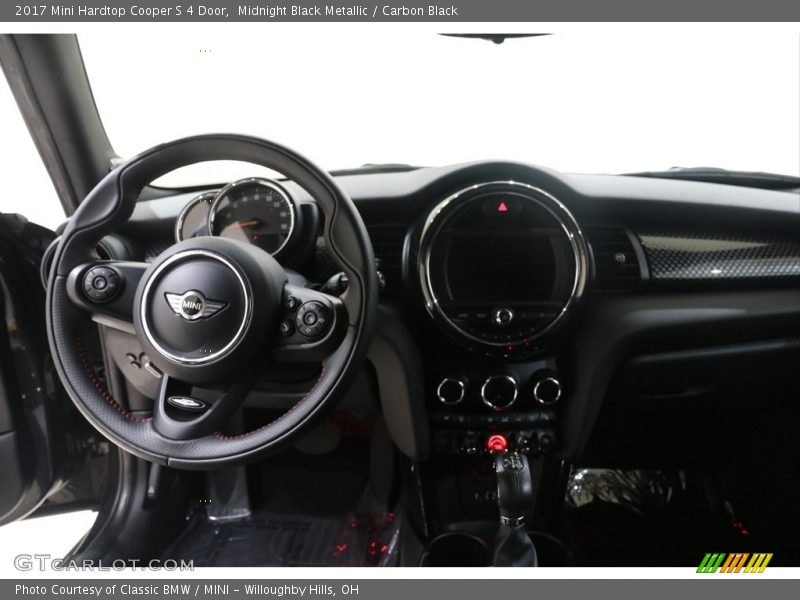 Midnight Black Metallic / Carbon Black 2017 Mini Hardtop Cooper S 4 Door
