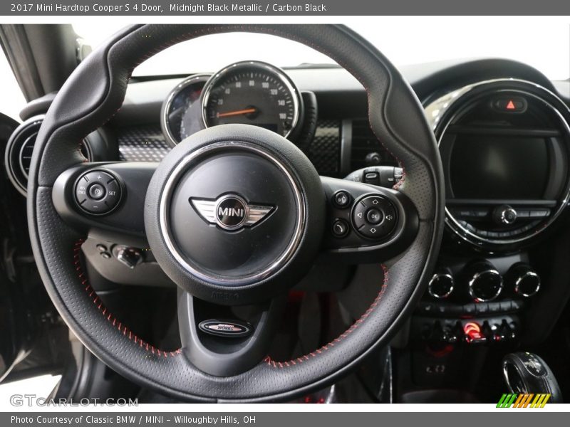 Midnight Black Metallic / Carbon Black 2017 Mini Hardtop Cooper S 4 Door