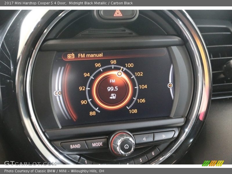 Midnight Black Metallic / Carbon Black 2017 Mini Hardtop Cooper S 4 Door