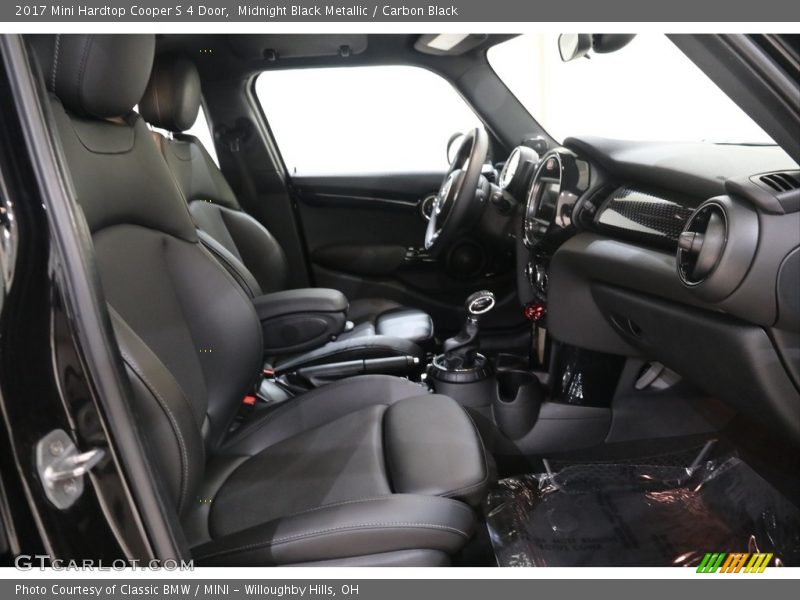 Midnight Black Metallic / Carbon Black 2017 Mini Hardtop Cooper S 4 Door
