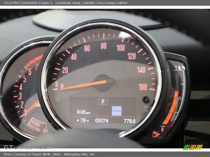  2019 Convertible Cooper S Cooper S Gauges