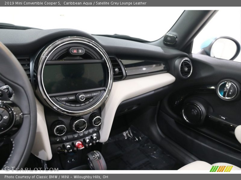 Caribbean Aqua / Satellite Grey Lounge Leather 2019 Mini Convertible Cooper S
