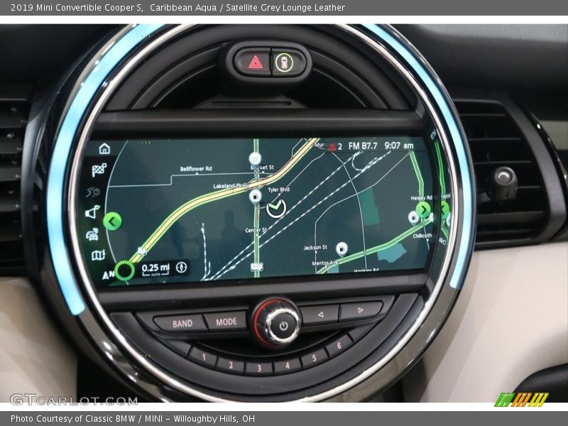 Navigation of 2019 Convertible Cooper S