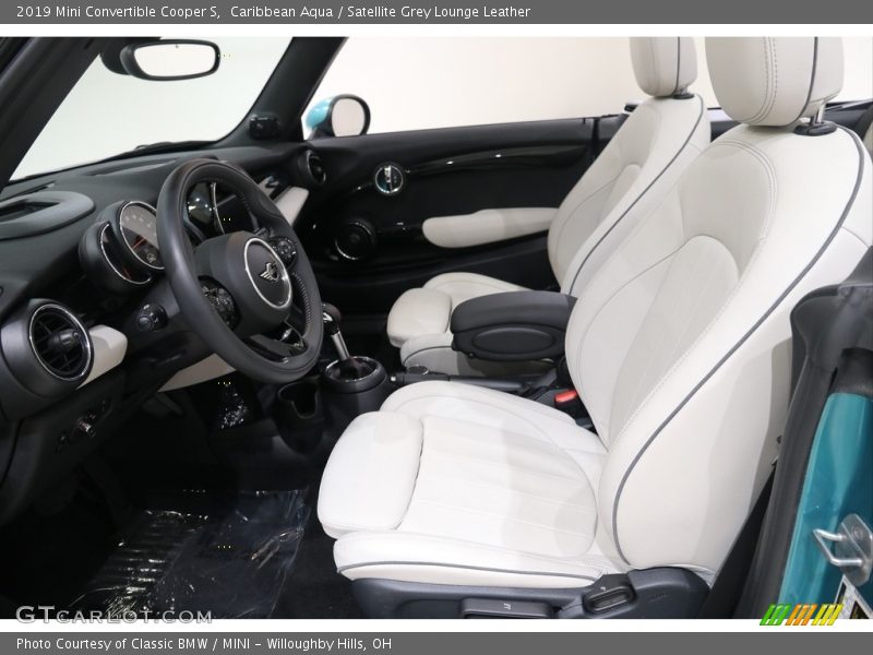 Front Seat of 2019 Convertible Cooper S