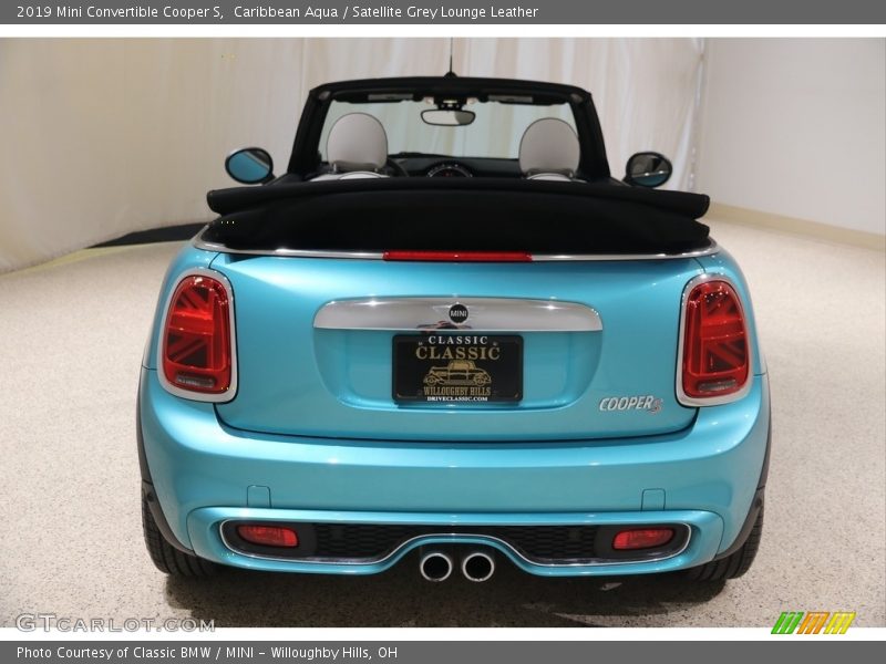 Caribbean Aqua / Satellite Grey Lounge Leather 2019 Mini Convertible Cooper S
