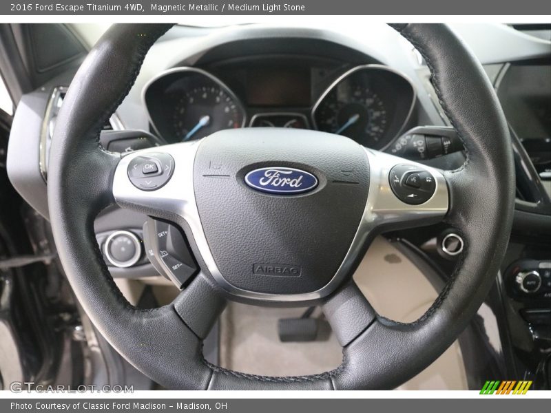 Magnetic Metallic / Medium Light Stone 2016 Ford Escape Titanium 4WD