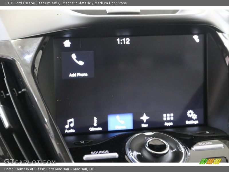 Magnetic Metallic / Medium Light Stone 2016 Ford Escape Titanium 4WD
