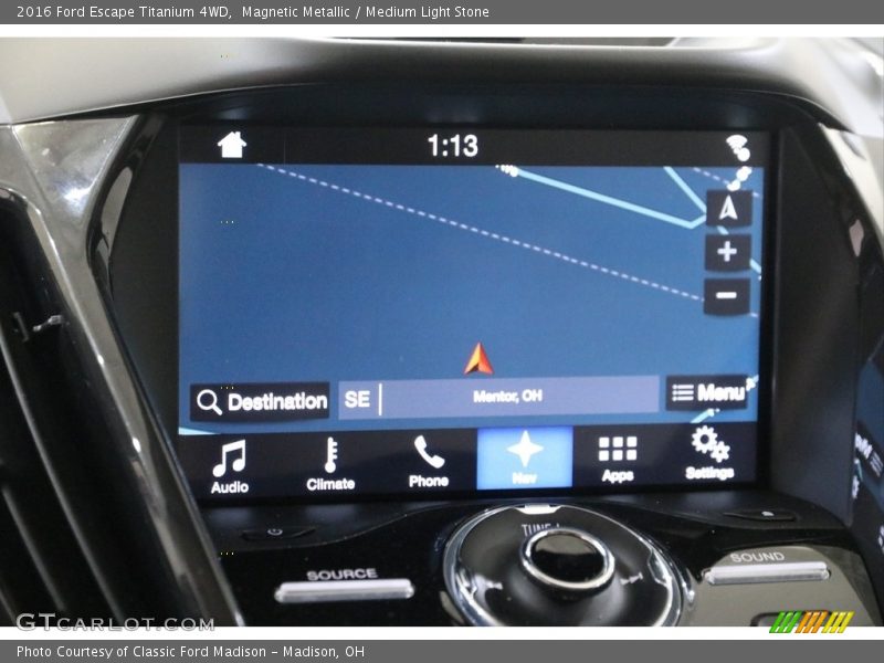 Magnetic Metallic / Medium Light Stone 2016 Ford Escape Titanium 4WD