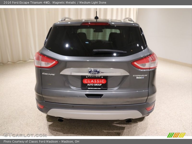Magnetic Metallic / Medium Light Stone 2016 Ford Escape Titanium 4WD