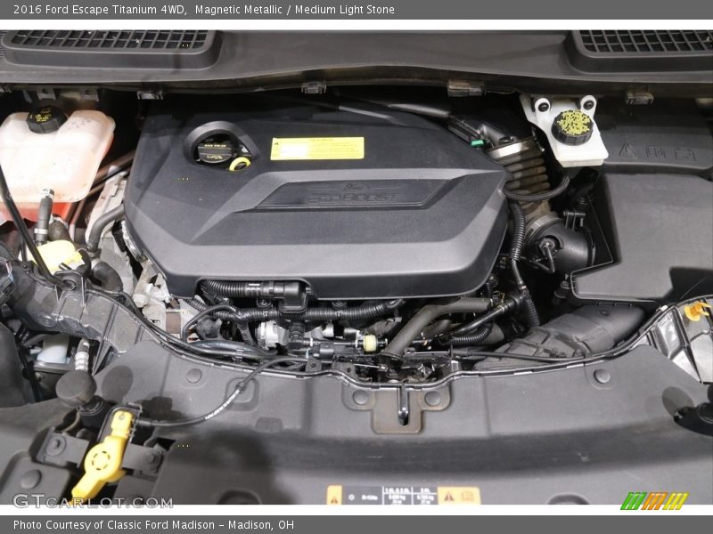 Magnetic Metallic / Medium Light Stone 2016 Ford Escape Titanium 4WD