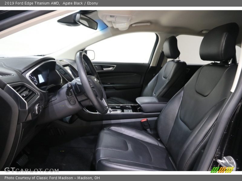 Agate Black / Ebony 2019 Ford Edge Titanium AWD