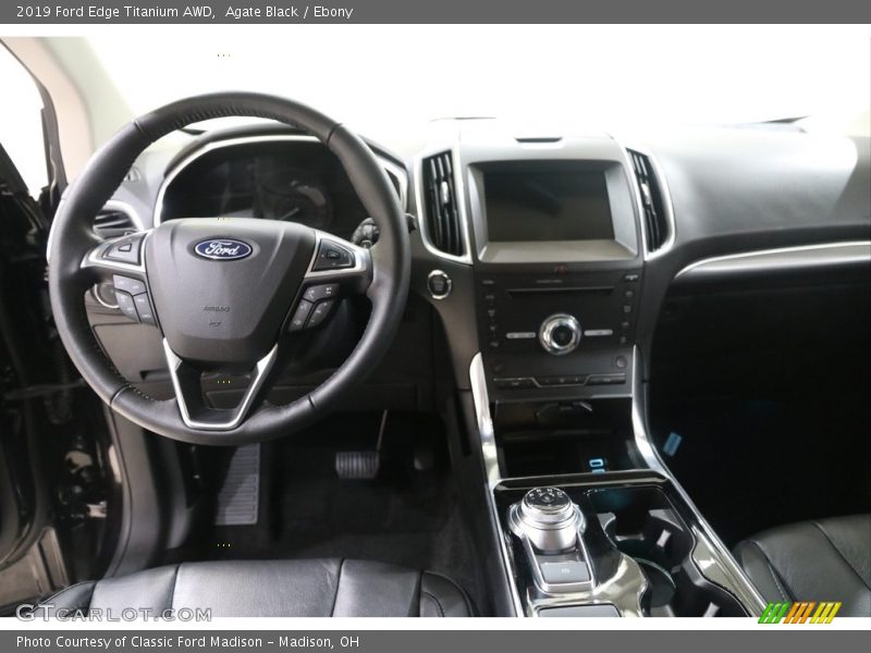 Agate Black / Ebony 2019 Ford Edge Titanium AWD