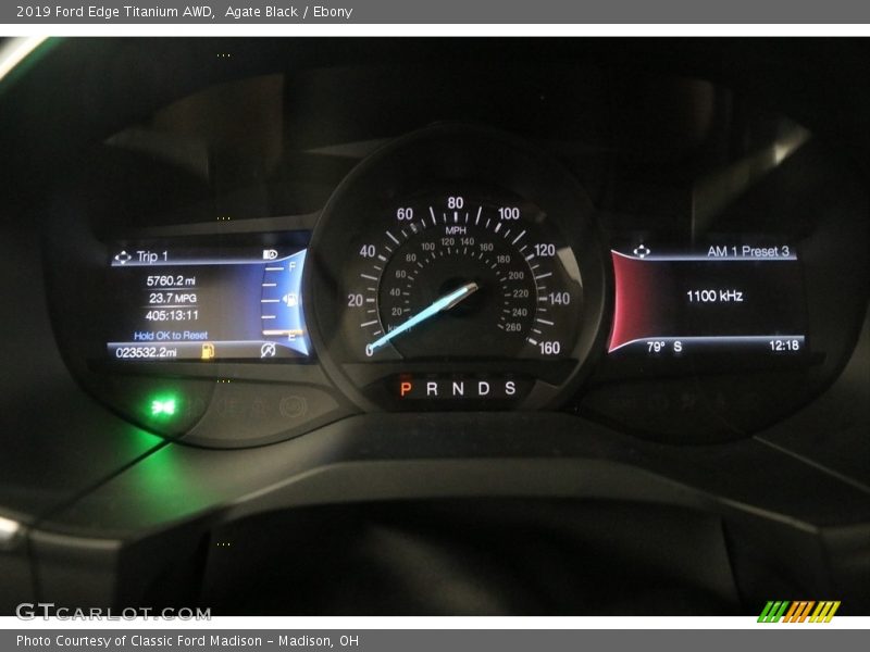 Agate Black / Ebony 2019 Ford Edge Titanium AWD
